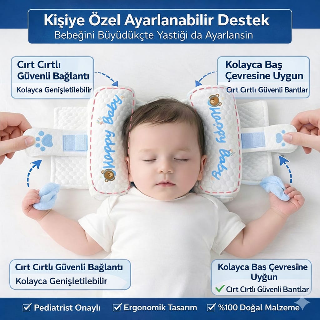 Miniva™ Ortopedik Bebek Yastığı